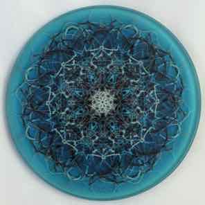 4 INCH
ROUND GLASS COASTER
CRYSTAL BLUE 2 TURQUOISE
